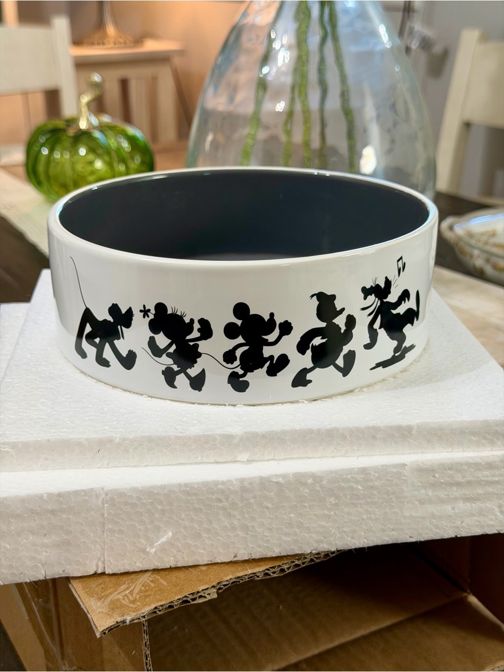 Disney Mickey & Friends Ceramic Pet Bowl 8”